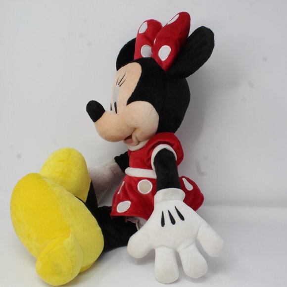 Disney Parks Resort Minnie Mouse 20" Doll Red Dot Dress Bow Plush Stuffed Toy - Picture 10 of 11